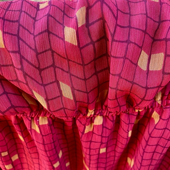 Red Roxy Halter Dress size medium - Picture 7 of 7